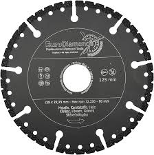 Disco de Corte de Diamante Profesional Ø 125 mm - Multiusos