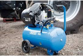 Compresor de Aire Draper DA50/412tv 50L 3.0 hp - Azul